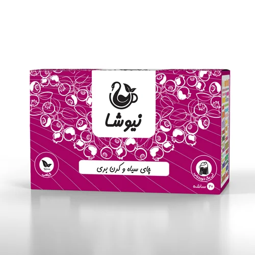 چای سیاه و کرن بری